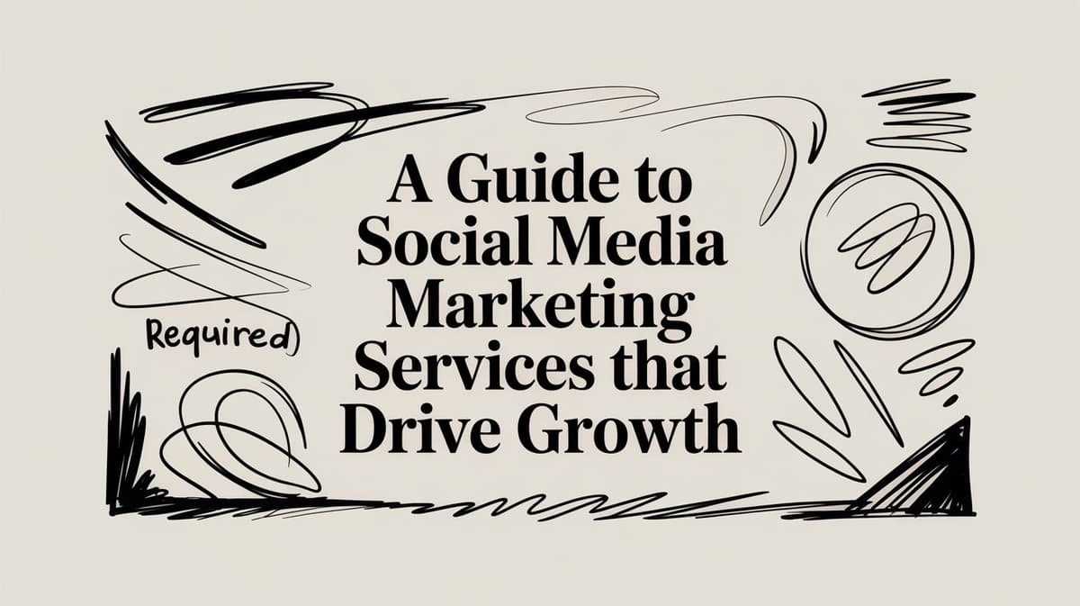 A Guide to Social media marketing services That Drive Growth