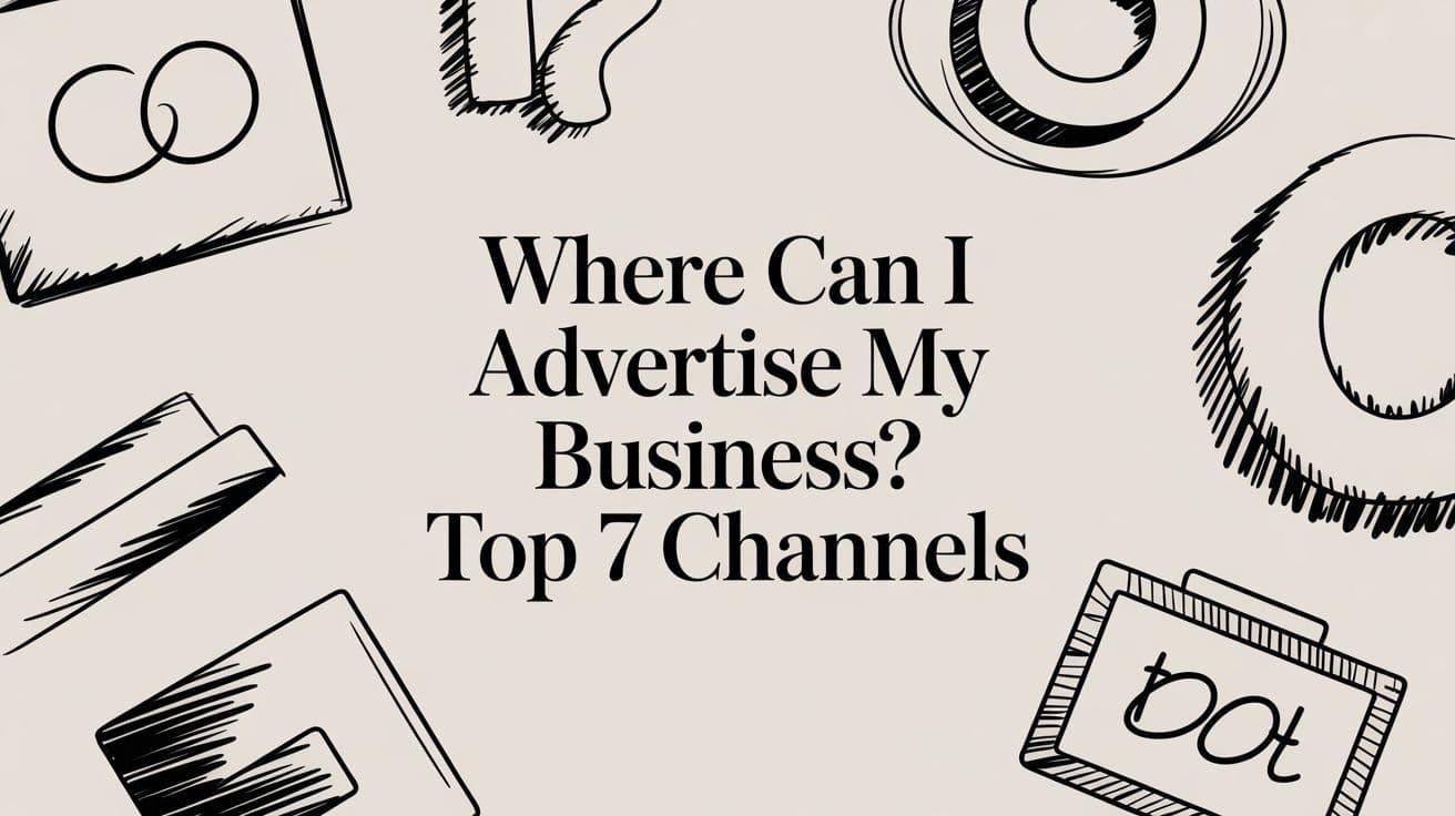 Where Can I Advertise My Business? Top 7 Channels