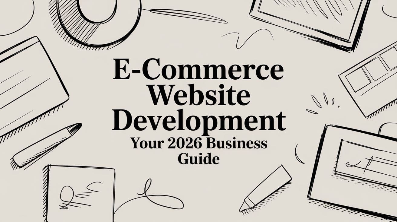 E-commerce Website Development Your 2026 Business Guide